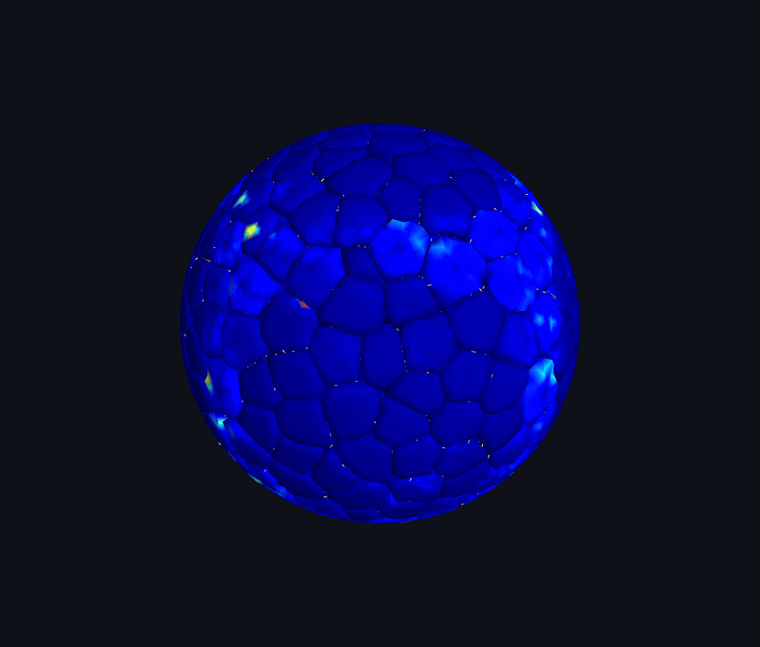 DCM N=2000 confluent spheroid turntable